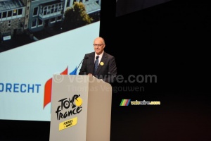 Ahmed Aboutaleb, Mayor of Rotterdam, start location of the Tour de France Femmes avec Zwift 2024 (8436x)